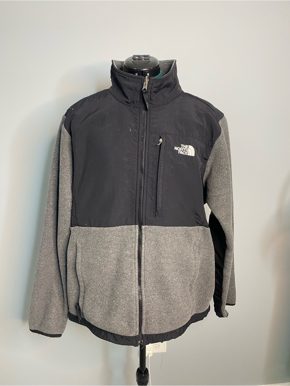 The North Face Women’s Black & Gray Fleece Hybrid Jacket